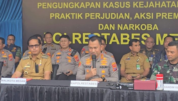 Kapolrestabes Medan Klaim Kriminalitas Menurun