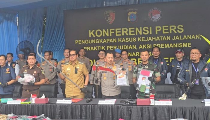 Dalam 15 Hari, Polrestabes Medan Tembak 21 Pelaku Tindak Pidana