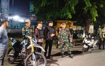 Camat Medan Belawan Pimpin Patroli Kamtibmas